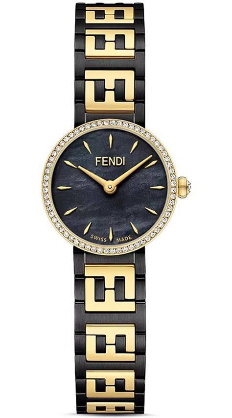 fendi forever watch two tone